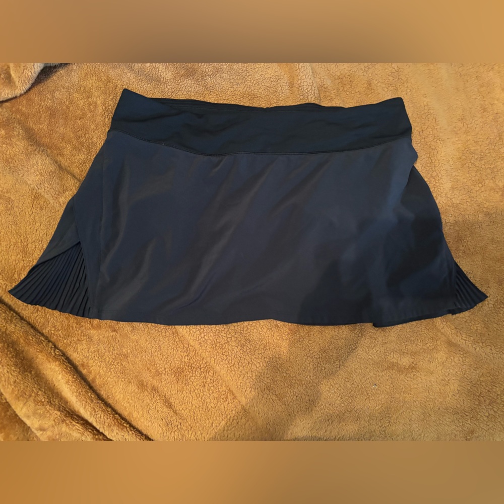 lululemon athletica navy blue athletic skort